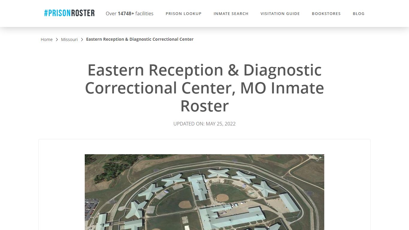 Eastern Reception & Diagnostic Correctional Center, MO Inmate Roster